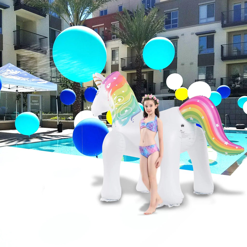 Sprinkler Thalia for Kids-XL 63 Inch Inflatable Unicorn