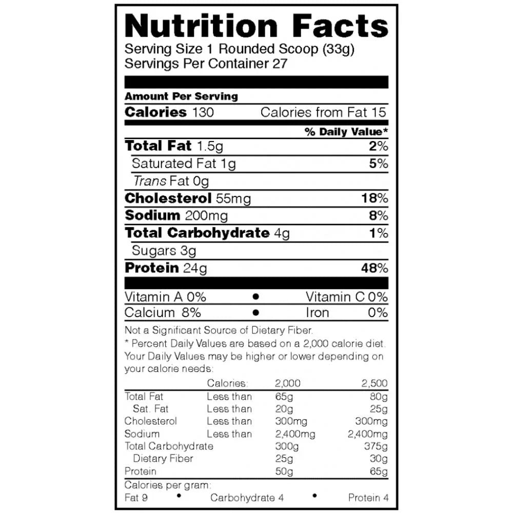 Protein & Cookies g Cream, lb, Protein, 100% 24 Nutrition, Standard Optimum 1.85 Whey Gold Powder, 27 Servings
