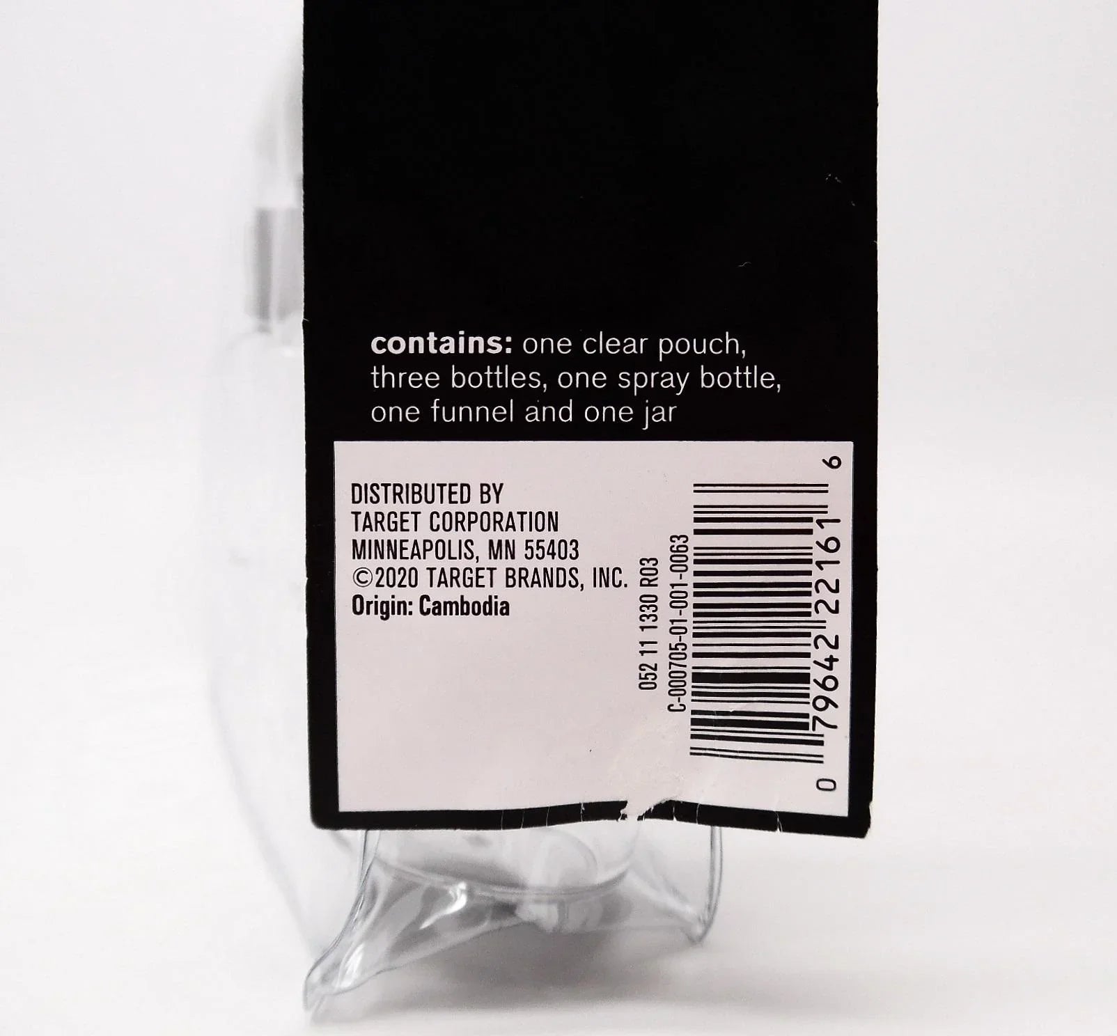 Sonia Clear Travel Kashuk TSA Kit, Bag Makeup