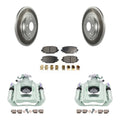 Rotors KCG-100133P Rear Transit C/V 2012 Caliper With Front Brake Semi-Metallic Dual Coated Piston And Auto Kit Disc Ram For Pads