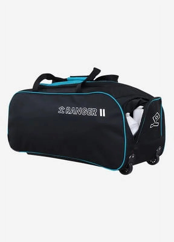 Shrey &amp; Ranger Bag Blue -Black Wheelie