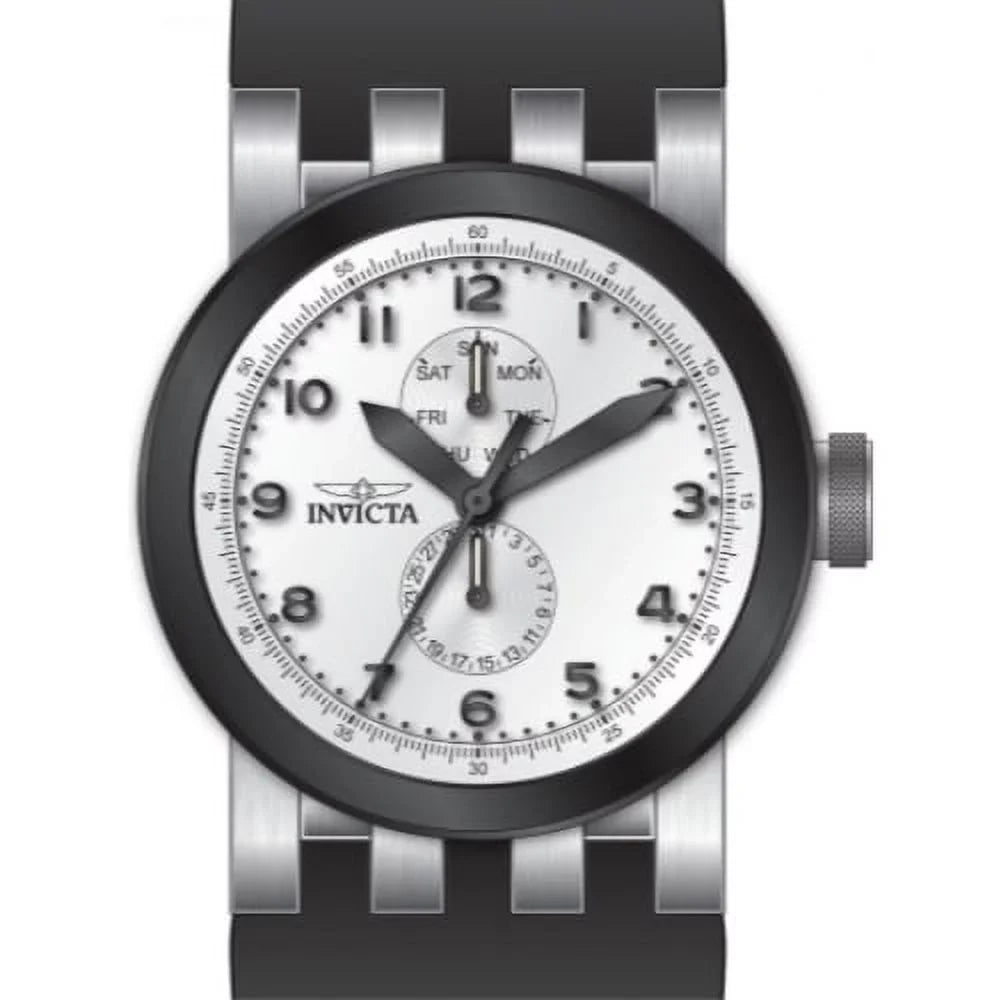Antique Dial DNA Men's Invicta Silver 31785 Quartz Watch