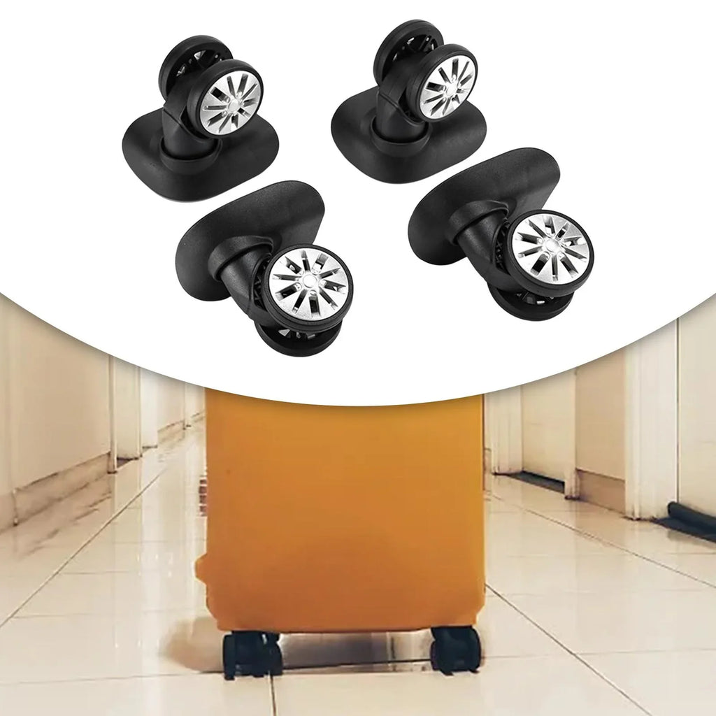 for Luggage Replacement Trolley Bag Case 4Pcs Wheels Caster Wheels Suitcase