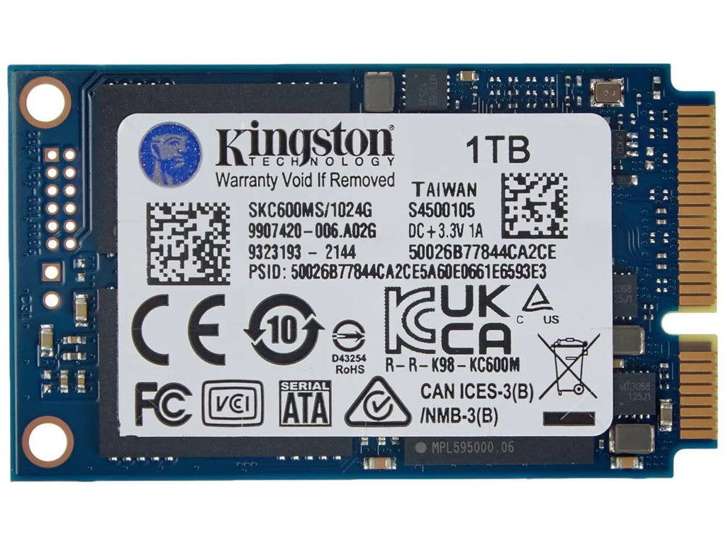 SSD 1024G SATA3 KC600 MSATA