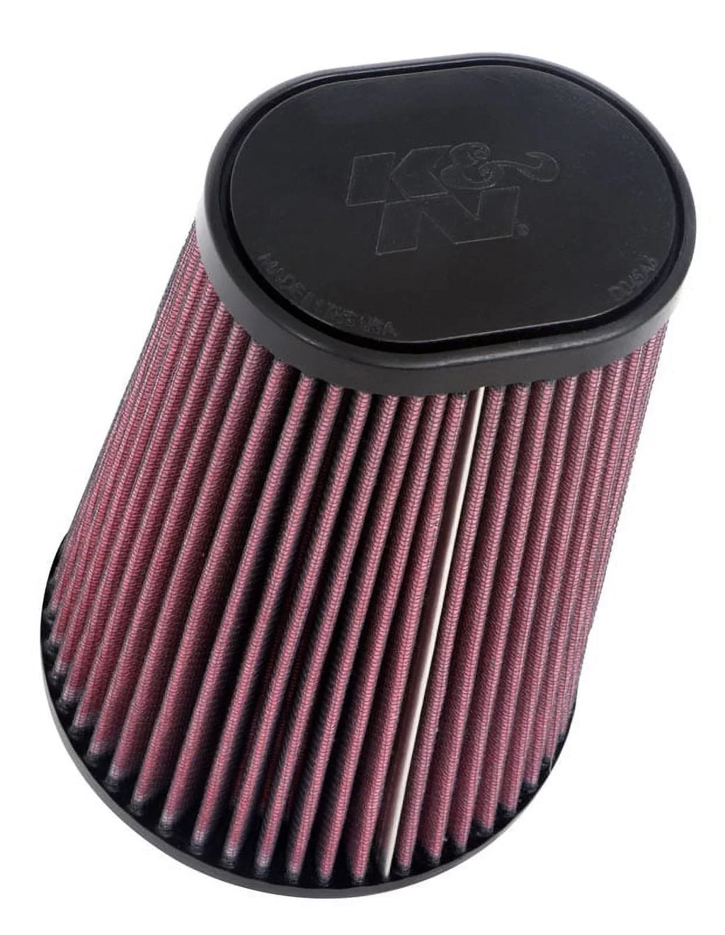 K&N High Performance, Filter: Washable, Filter Premium, Diameter: Filter: In, Replacement Height: In, 0.625 Air RU-1021 8 Length: Flange Clamp-On Tapered Oval, In, Universal 4.5 Flange Shape: