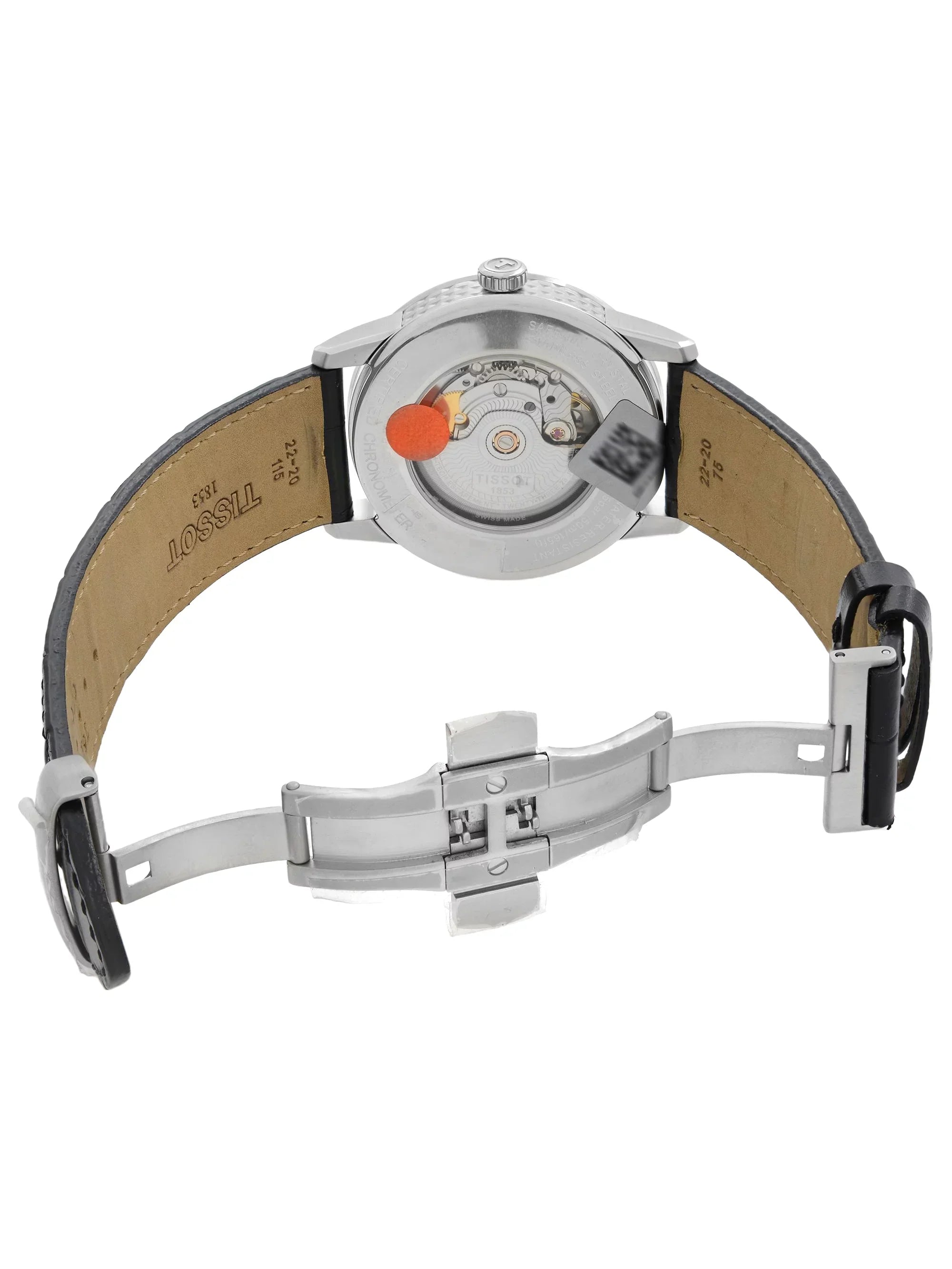 Black Steel Tissot T-Classic Watch Dial Automatic T086.408.16.051.00 Mens 41mm