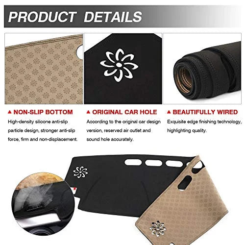 Cover Dashboard No Mat Cartist 2013-2018 Mat Sunshade Protector Suede Nonslip RAV4 Dash Glare Dash Toyota for