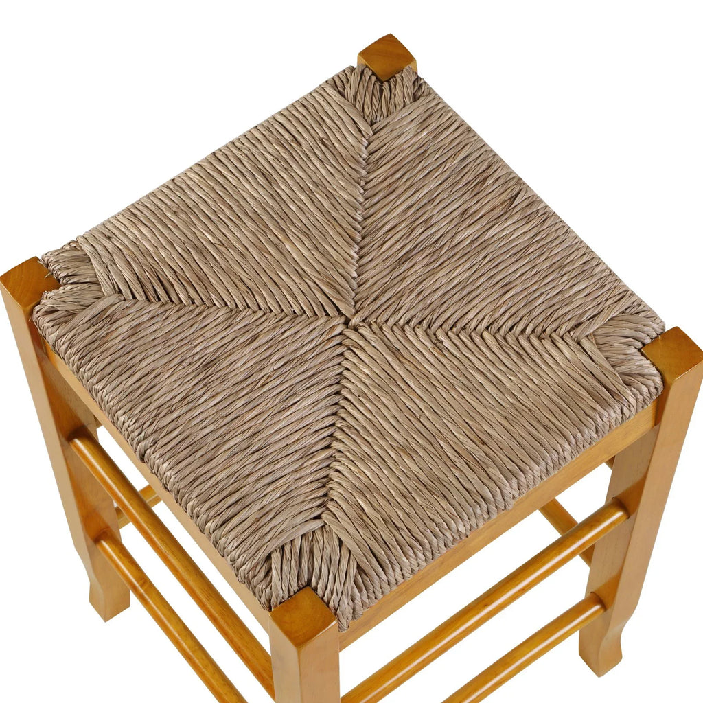 Rush Square 29 in. Stool - Boraam Bar