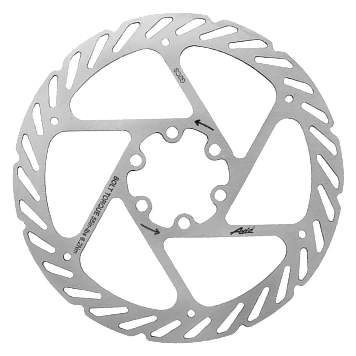 Brake Avid 160mm, 6-Bolt, - CleanSweep G2 Silver Disc Rotor