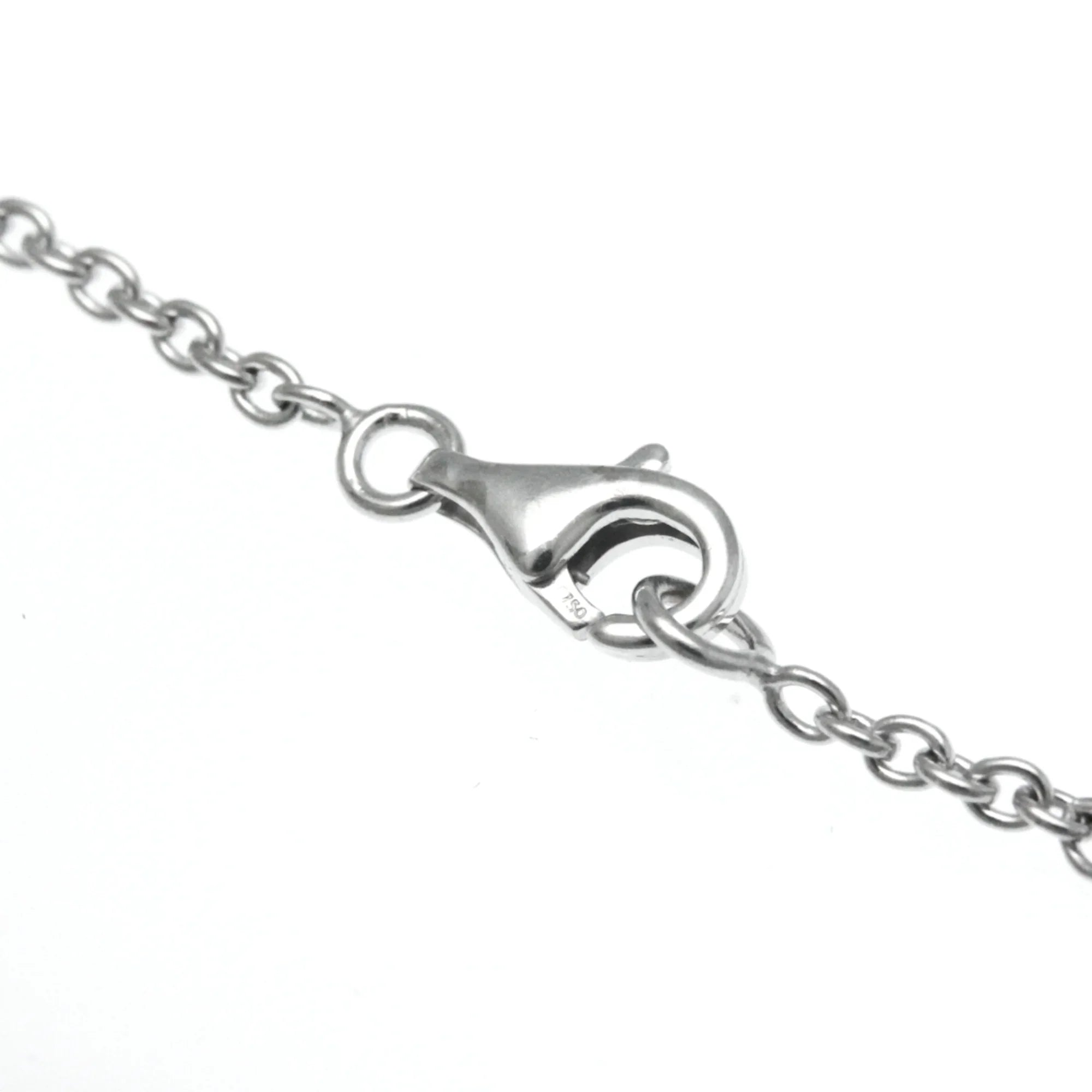 Love (Good) White Necklace Gold B7212500 Pre-Owned Cartier (18K) Women's
