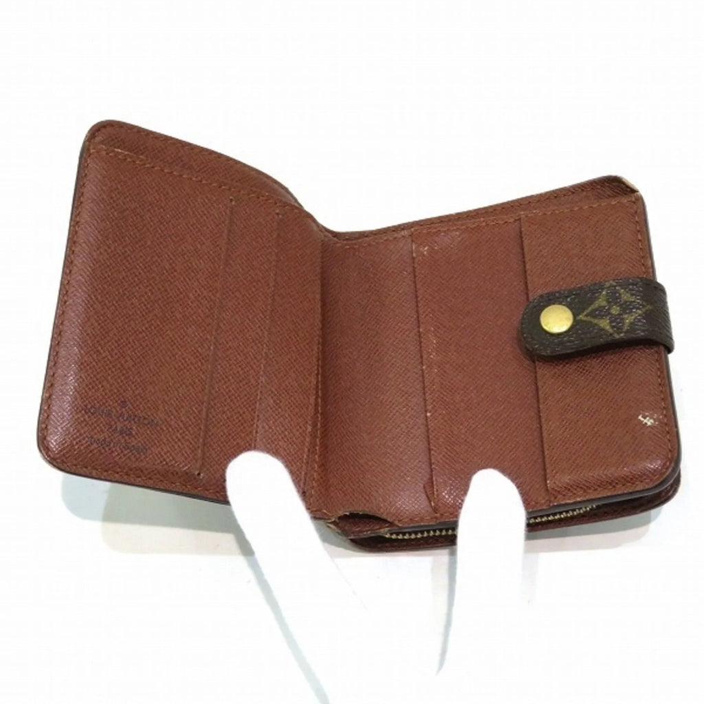 Monogram Women's Zip Pre-Owned Men's Bifold M61667 (Fair) Wallet Compact