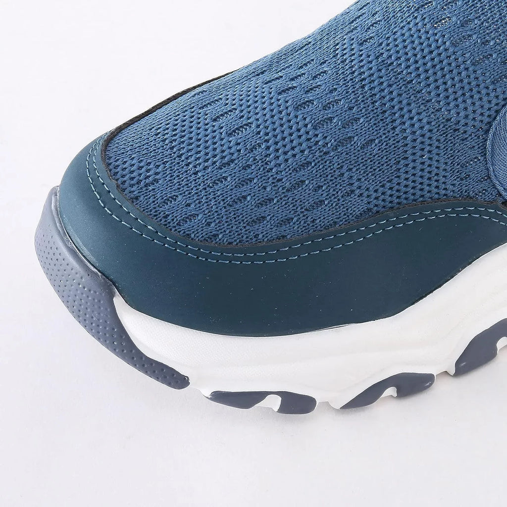 Non Seasons Shoes Breathable Solid Toe Four Women Loop Flat Wedges Round Color Women's Hook Mesh Slip