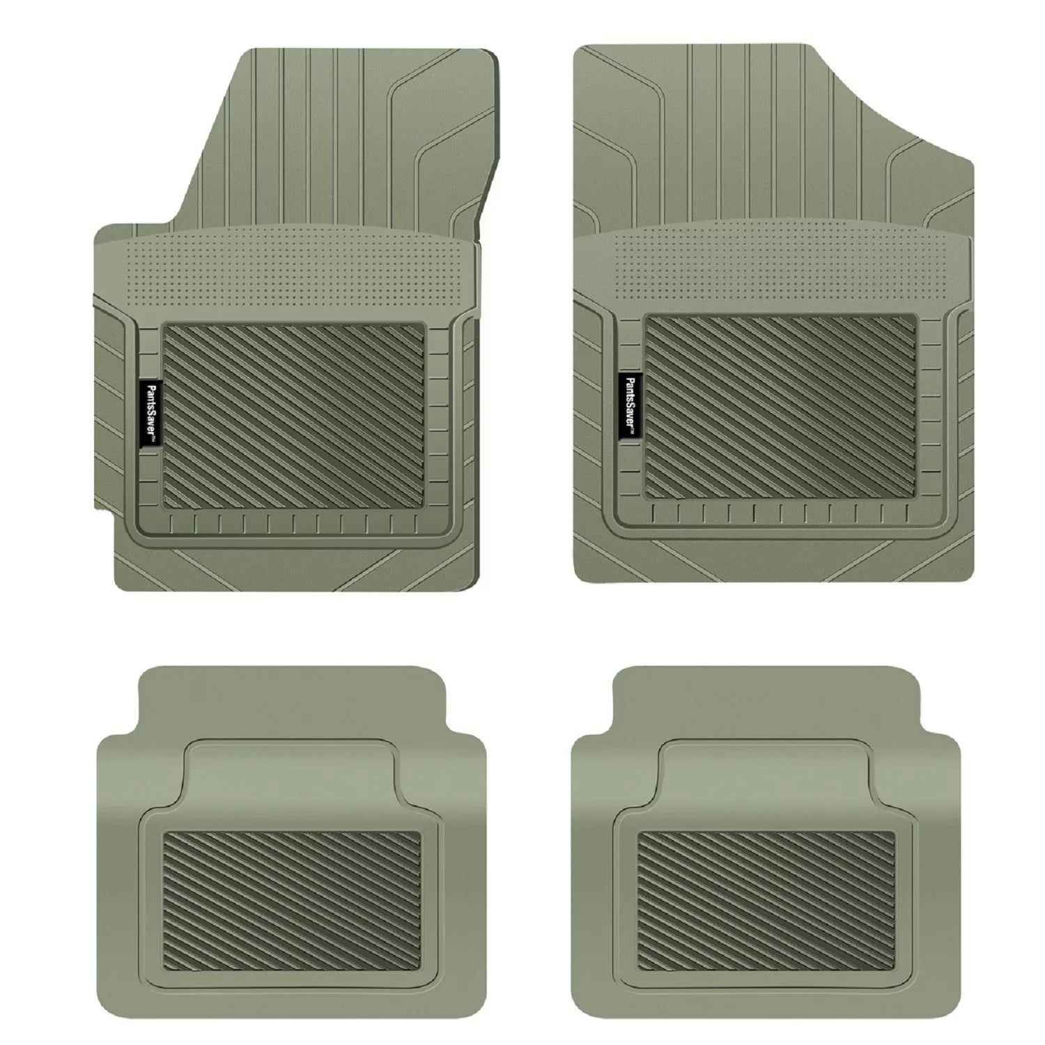 (Gray) PantsSaver Floor Set Custom Mats Genesis -4 Fit Piece for Protection All G80 2021-2023 climate