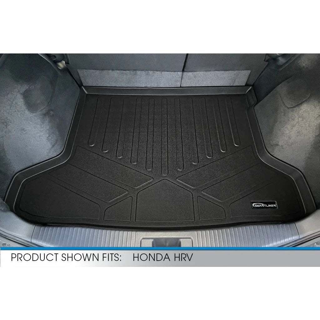 Honda Cargo Black Compatible Mat climate All 2016-2022 Custom SMARTLINER HR-V Fit Trunk Floor Liner With
