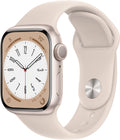 Restored Series (Refurbished) Starlight 3K762LL/A 8 8 41mm Watch Sport Starlight - Aluminum Band Gen