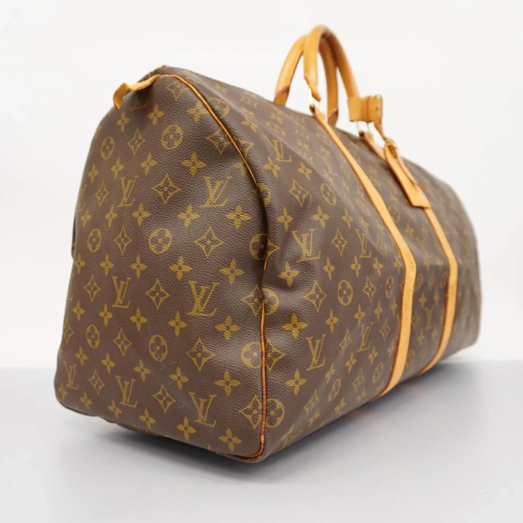 M41424 Brown Pre-Owned Keepall 55 (Good) Women's Men's Monogram Boston Bag