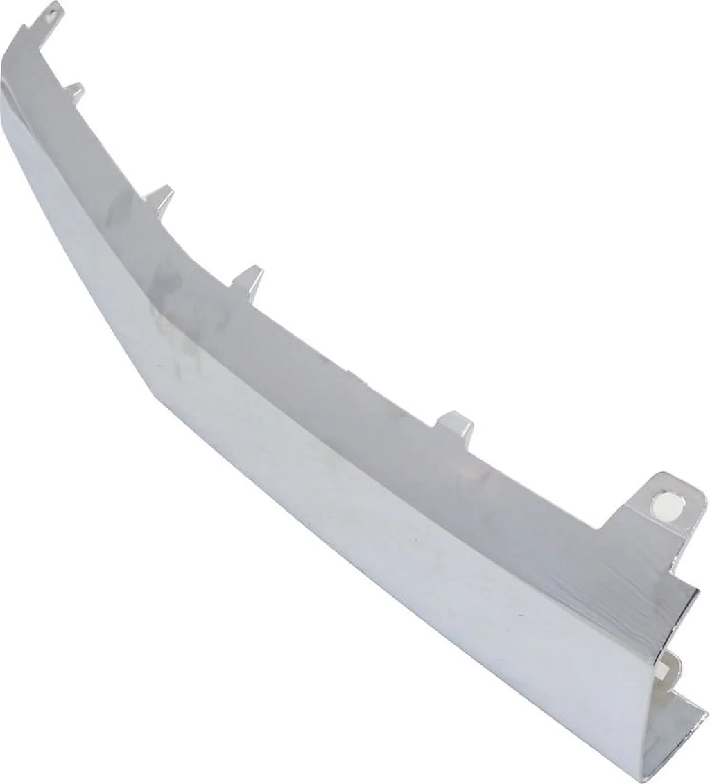 Benz Bumper Mercedes Center 2015 Trim Compatible 2015-2018 C300 Chrome C400 Front, With
