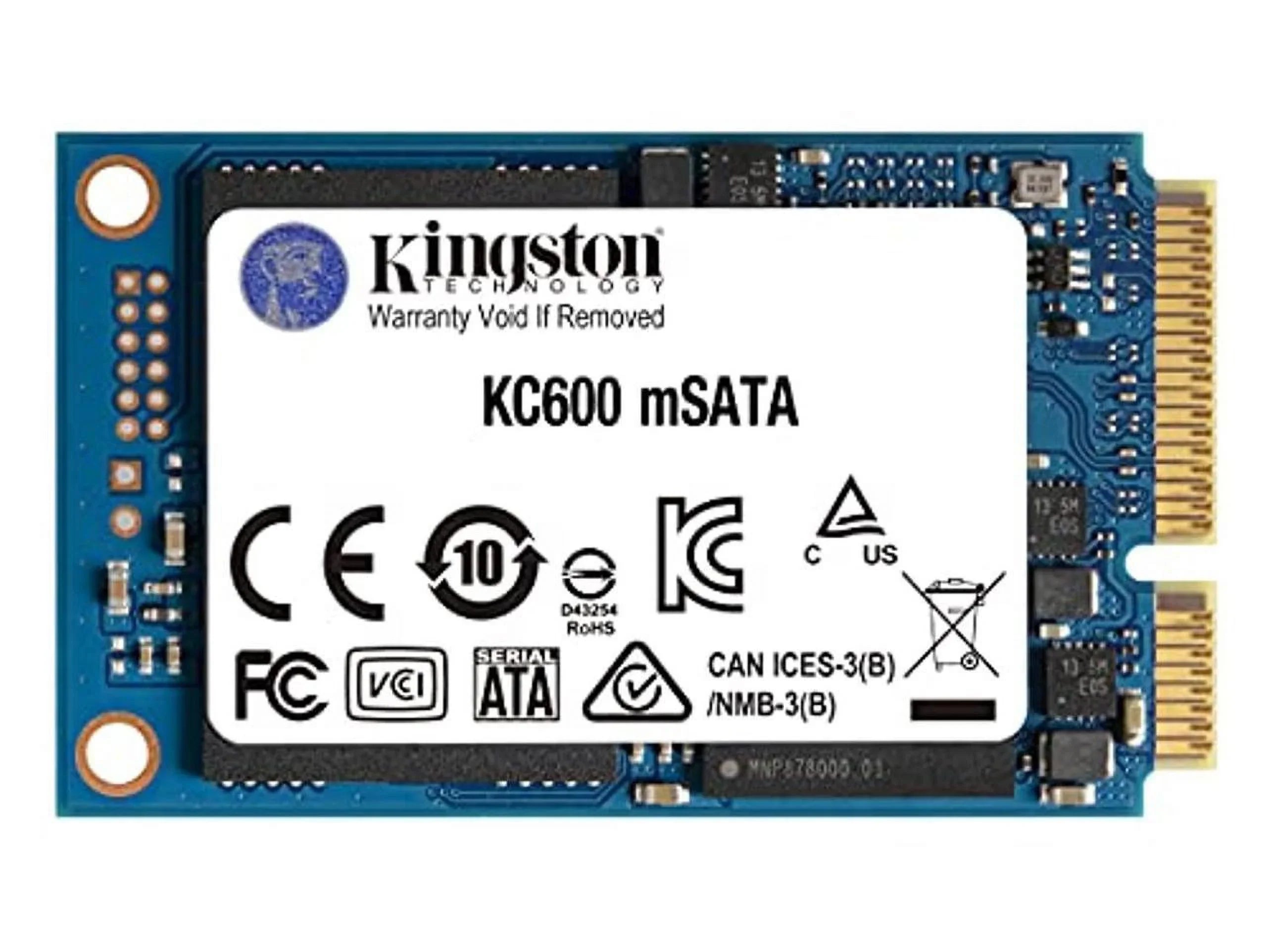 SSD 1024G SATA3 KC600 MSATA