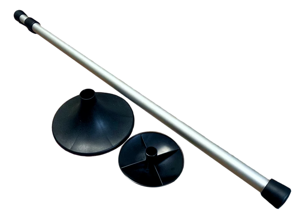29" Mushroom 52") Base Round (Length: Snap-on Short Pontoon Adjustable Telescopic Cap Rubber Pole & Aluminum Support Height - Tall PP / Injected Pactrade Top Fastener Cover Tip Boat Marine