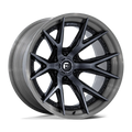 6x135 Gloss FC402 Fuel 20x10 W/ FORGED (-18mm) Wheel Catalyst Black Brushed Gray