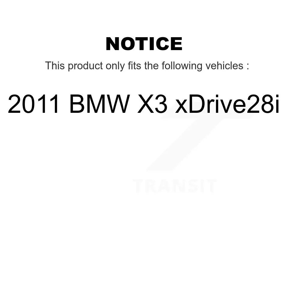 Pads Disc Semi-Metallic Auto X3 Front 2011 xDrive28i For Transit Brake Kit KNN-100380