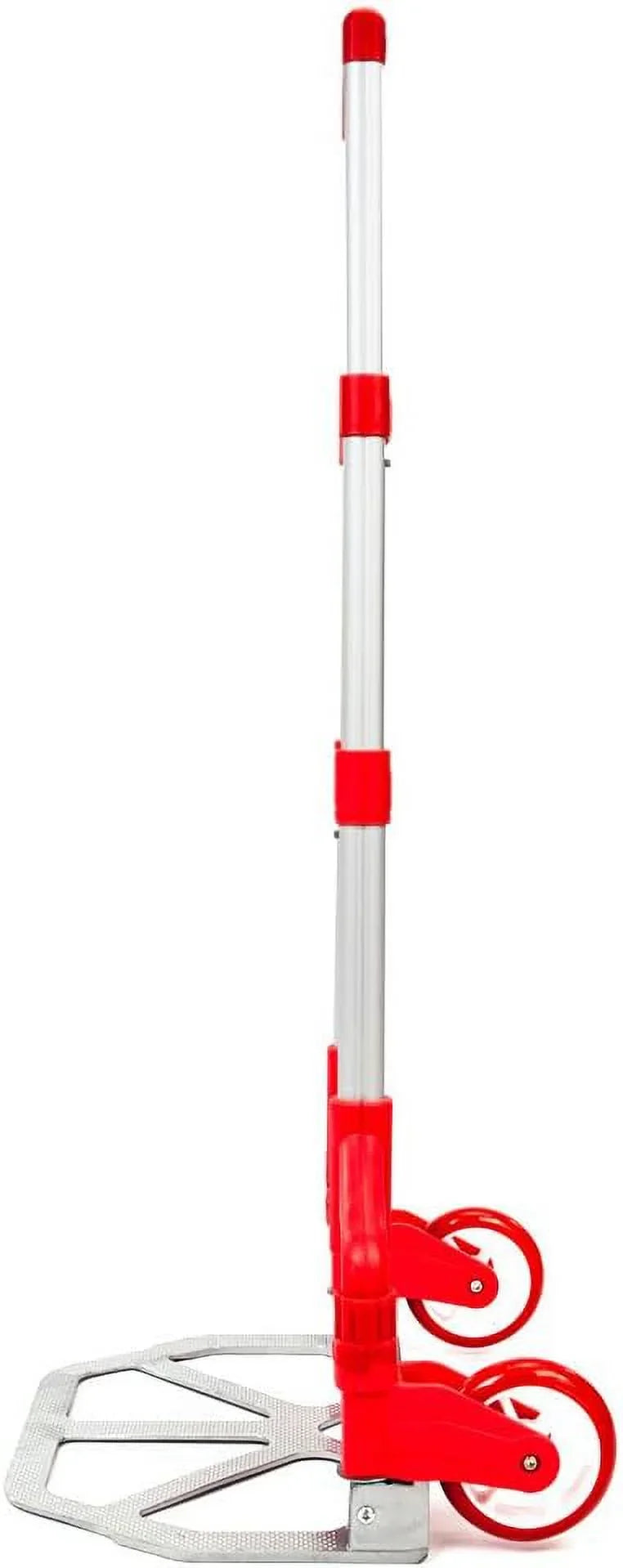 Hand Portable Collapsible Auto, Truck,Hand Folding Use lbs (75kg) Luggage Cart Home, for Office,Travel Dolly and Aluminium Push (Red) 165.35 Trolley