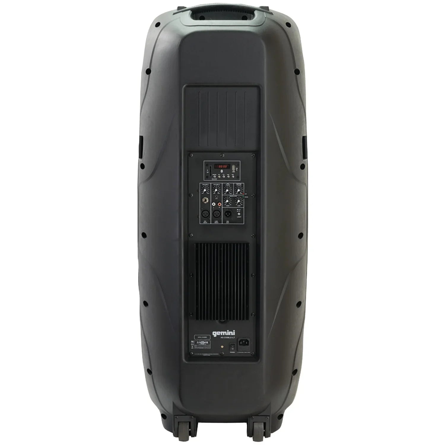Powered LED Bluetooth 843631170892 UHF Gemini 15" Speaker Wireless Microphone GMU-M100 Single System, & Dual