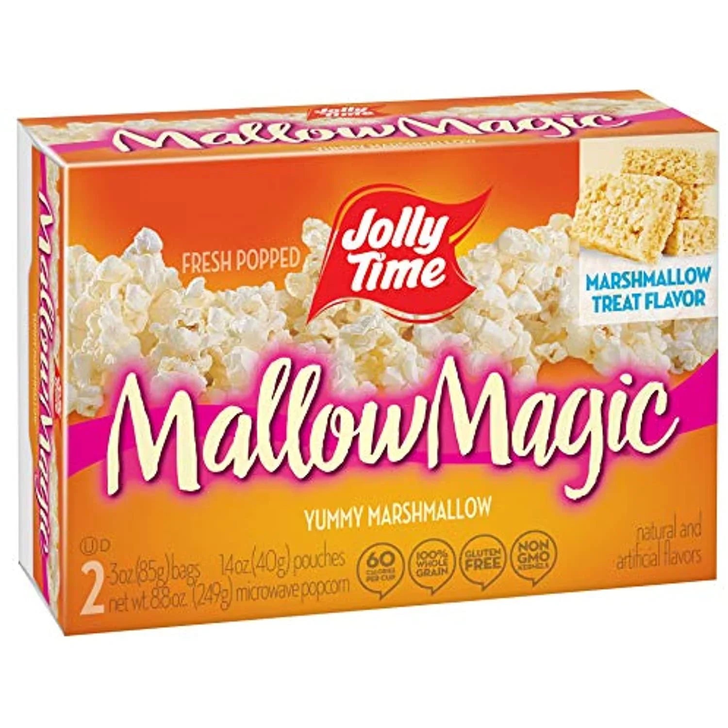 Mallow Pack Gourmet Box, | 12) Popcorn For Time Topping With Candy Microwave Sugar Of An Magic Sweet Jolly (2-Count Coated Marshmallow Easy Treat
