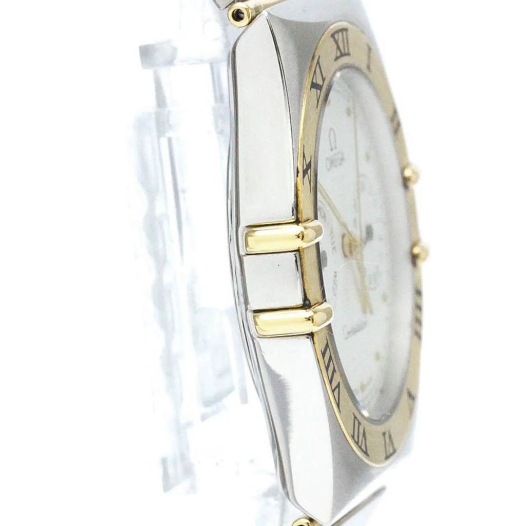 OMEGA Date Constellation (Good) 396.1070 Polished 18K Day BF566004 Watch Steel Gold Pre-Owned