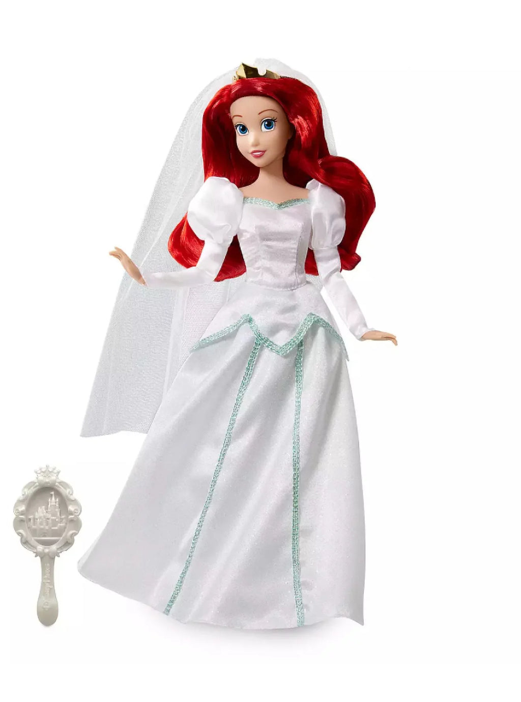 Box Disney Wedding Princess New with with Doll Classic Brush Ariel