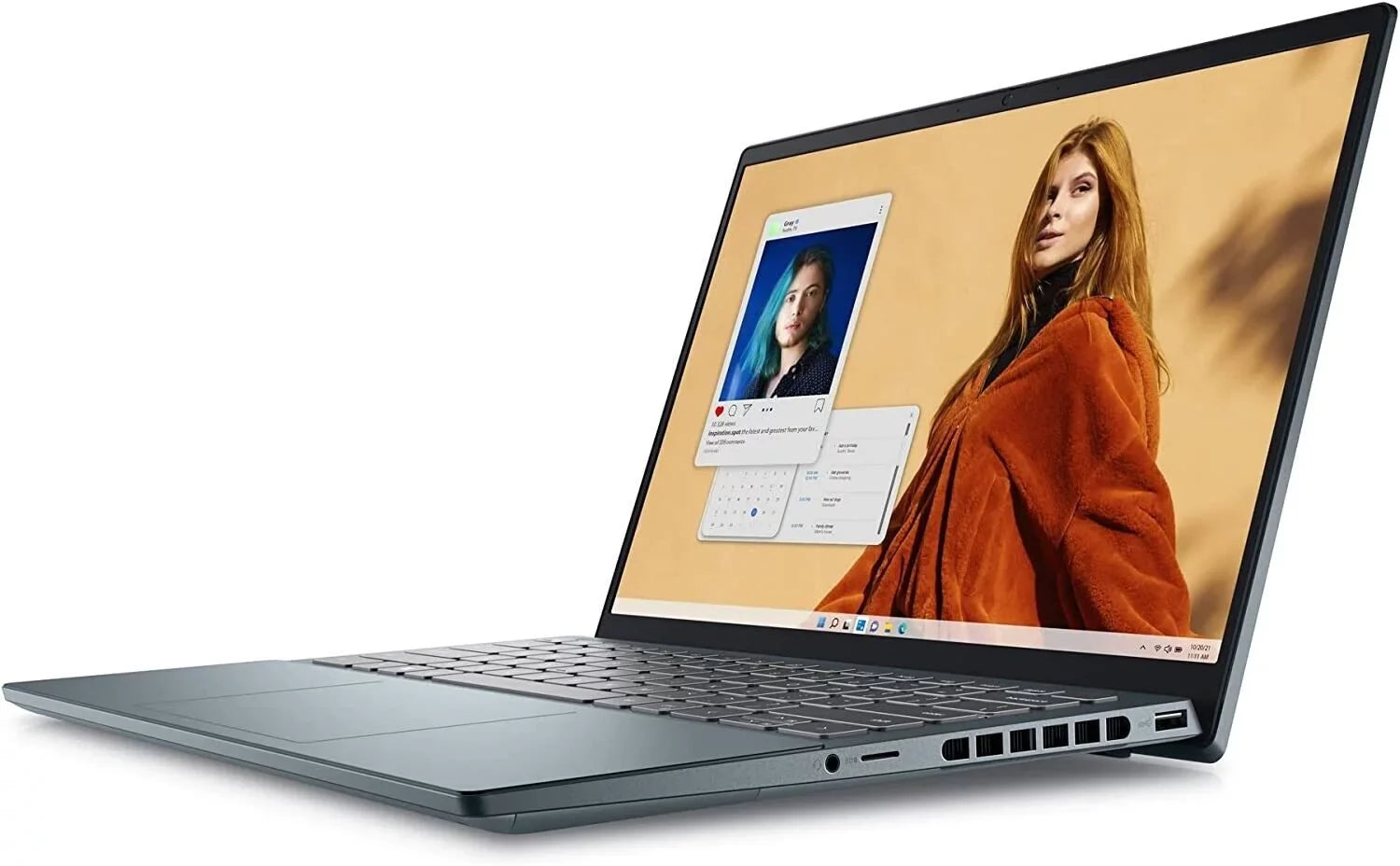 i7-12700H, SSD, AntiVirus, inch, Plus Intel 7420 2.2K 11 Iris Office Blue - Pro 14 Inspiron DDR5 Core 16:10, 16GB 2 Intel 1TB + Windows 14 RAM, Onsite Migrate, Xe, Atlantic - 365 Yr Laptop +