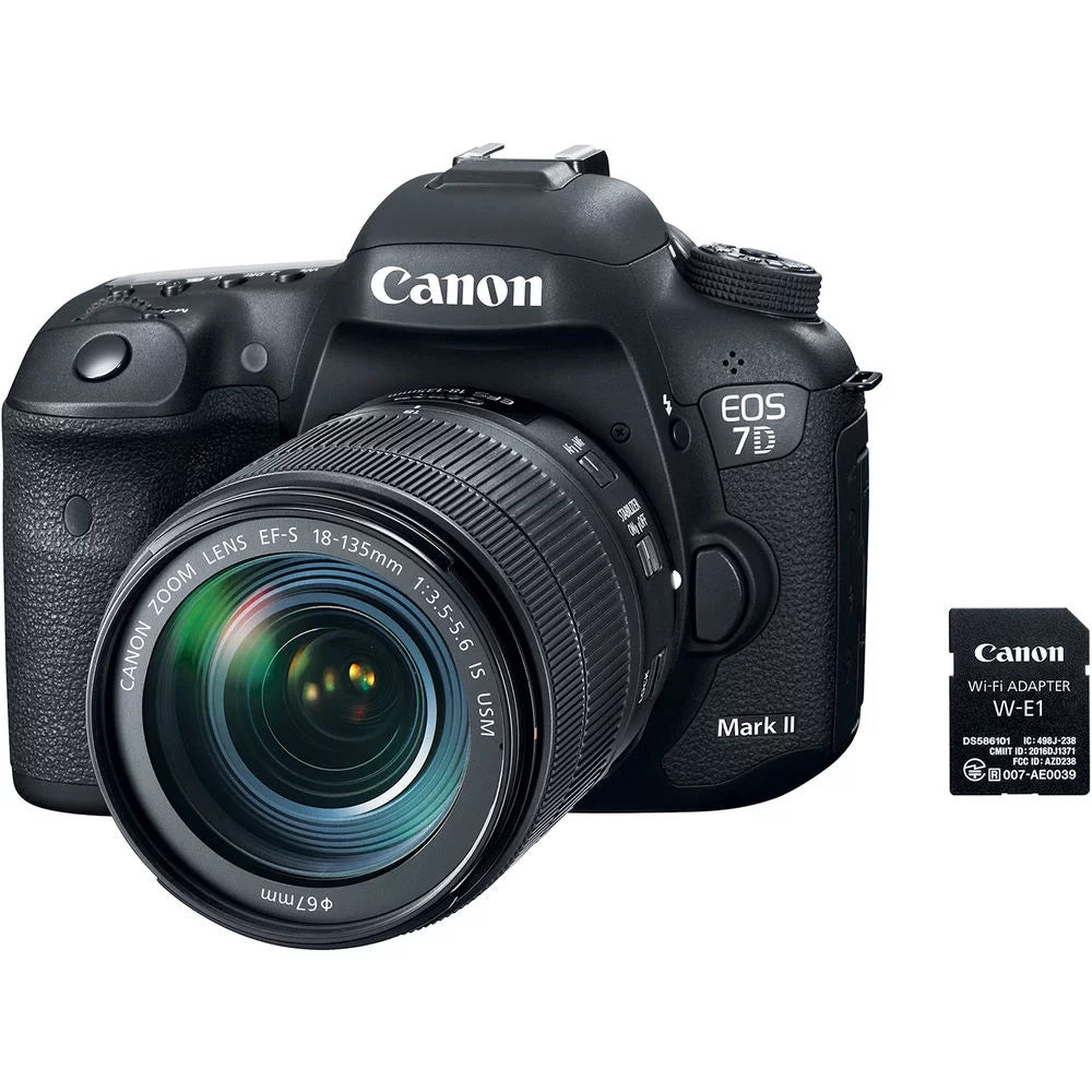'+ DSLR f/3.5-5.6 Camera IS Mark Canon Lens USM II 7D More W/ & EOS W-E1 18-135mm