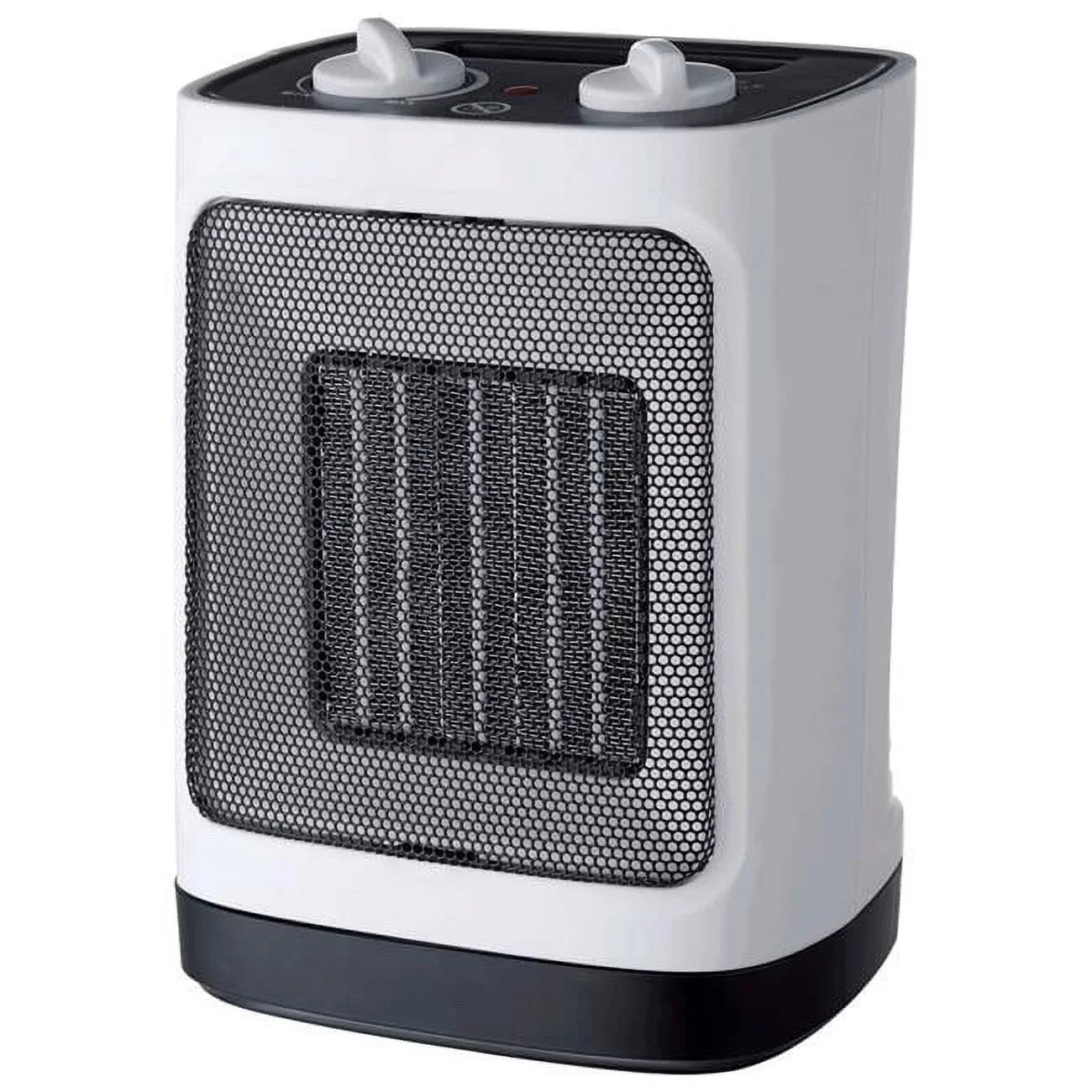 & Ceramic Electric Heater White Fan Thermostat