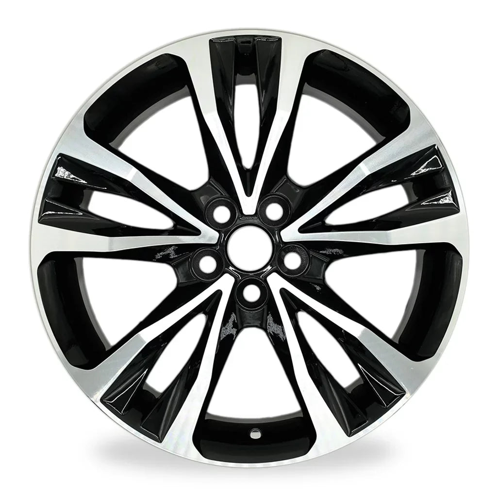 7" 2017, Corolla 4 Automotive Machined 2018, of x New 2019 Black 17" Set for 75208, grade Replacement Wheels Rims OEM Brand Velospinner Toyota