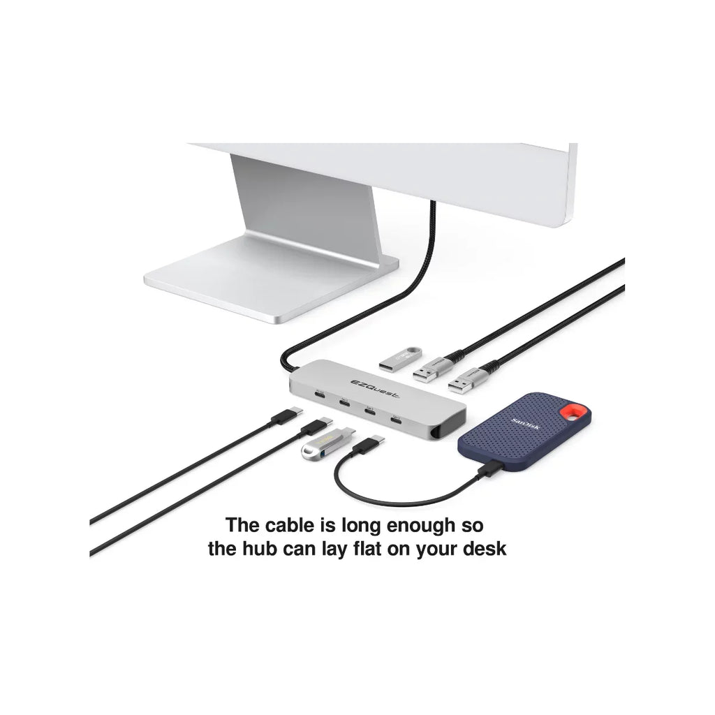 7 Adapter EZQuest Hub Gen USB-C Ports 2