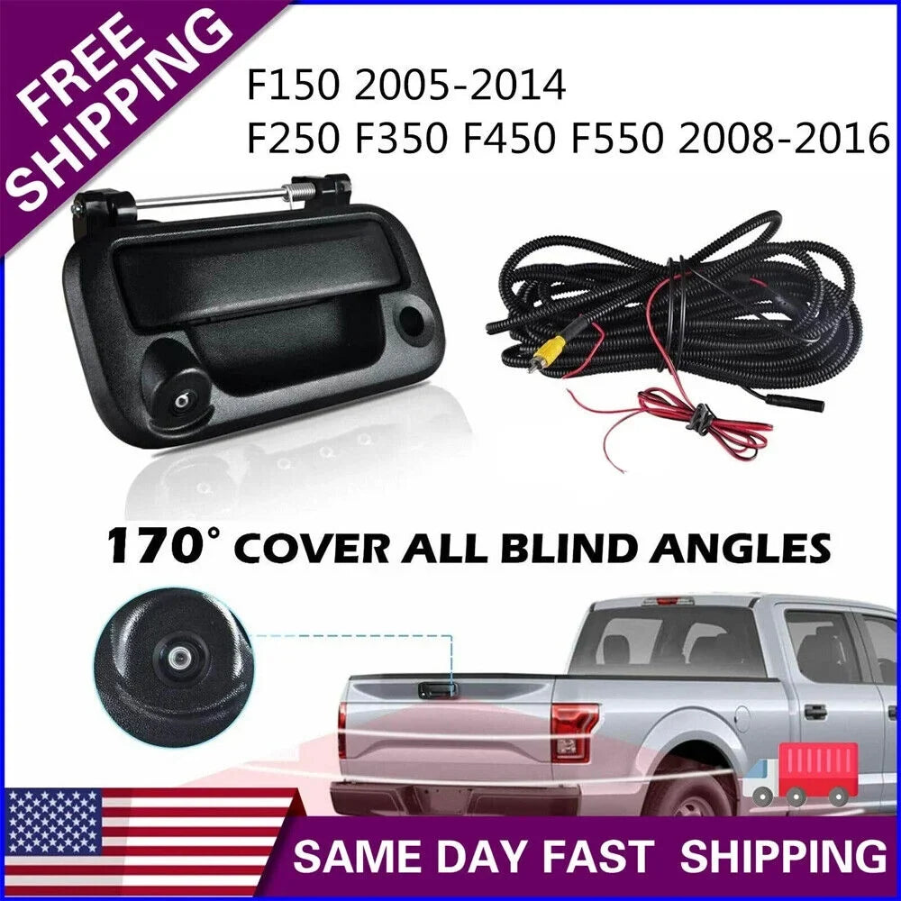 Camera Camera Tailgate Handle View with Backup Rear for F150/F250/F350/F450