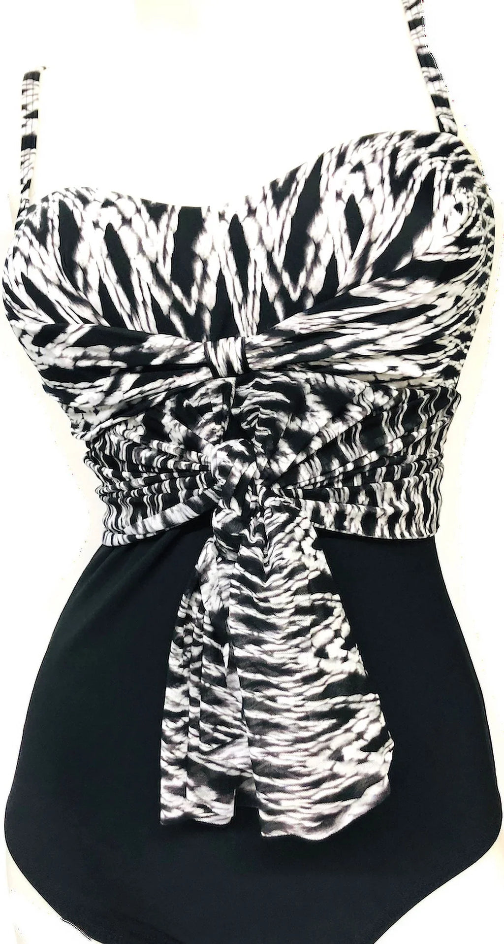 Profile One Piece Swimdress by Draped Gottex Flyaway Swimsuit
