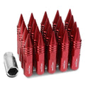 '+ M12 Lug x Drive Nuts Alloy 20-Piece LN-ZTL-9030-15-RD Deep Wheel Extension (Red) DNA Aluminum Motoring 1.5