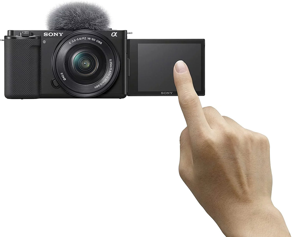 with Camera Lens, Alpha 24.2 1.97", Black Megapixel ZV-E10L Mirrorless 0.63",