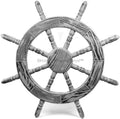 Nautical Wall (36 Handcrafted Wheel Rustic Decor Ship Nagina Decor Beautiful International Black) Maritime Exclusive Inches, Wall Antique | Pine Junky