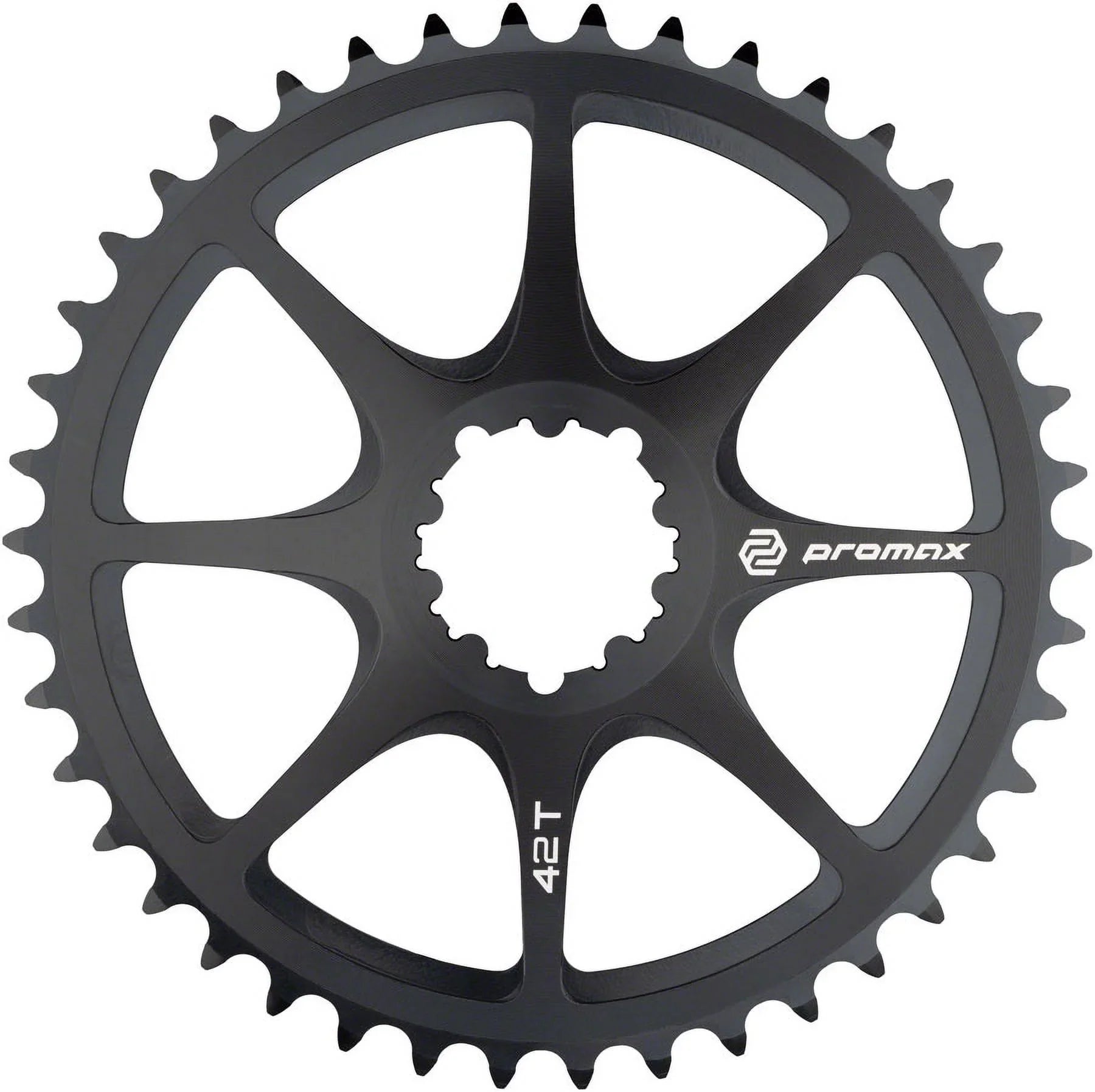 Black Direct Chainring Promax Mount, 42t