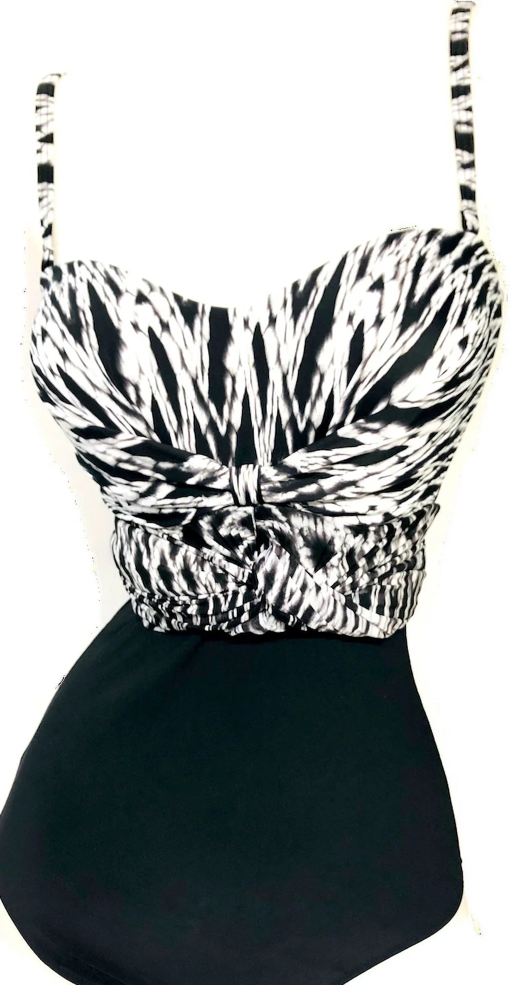 Profile One Piece Swimdress by Draped Gottex Flyaway Swimsuit