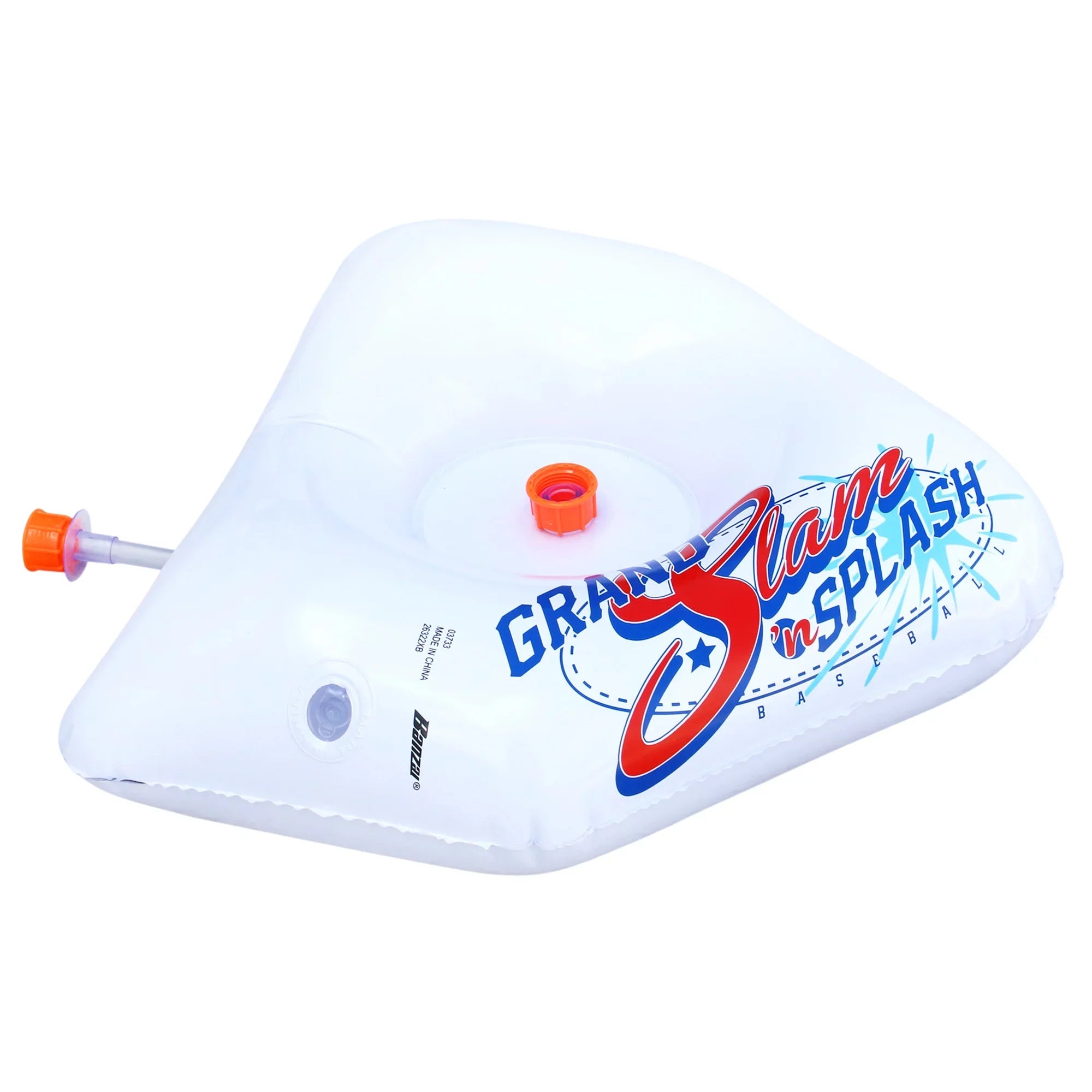 Plate Home Kids 2 Backyard Includes Ages , Tee Bat Sprinkler & - Practice, + Plastic Balls Splash Baseball Game - Slam & Sports & Banzai Plastic + liquid Batting 3 Bases,