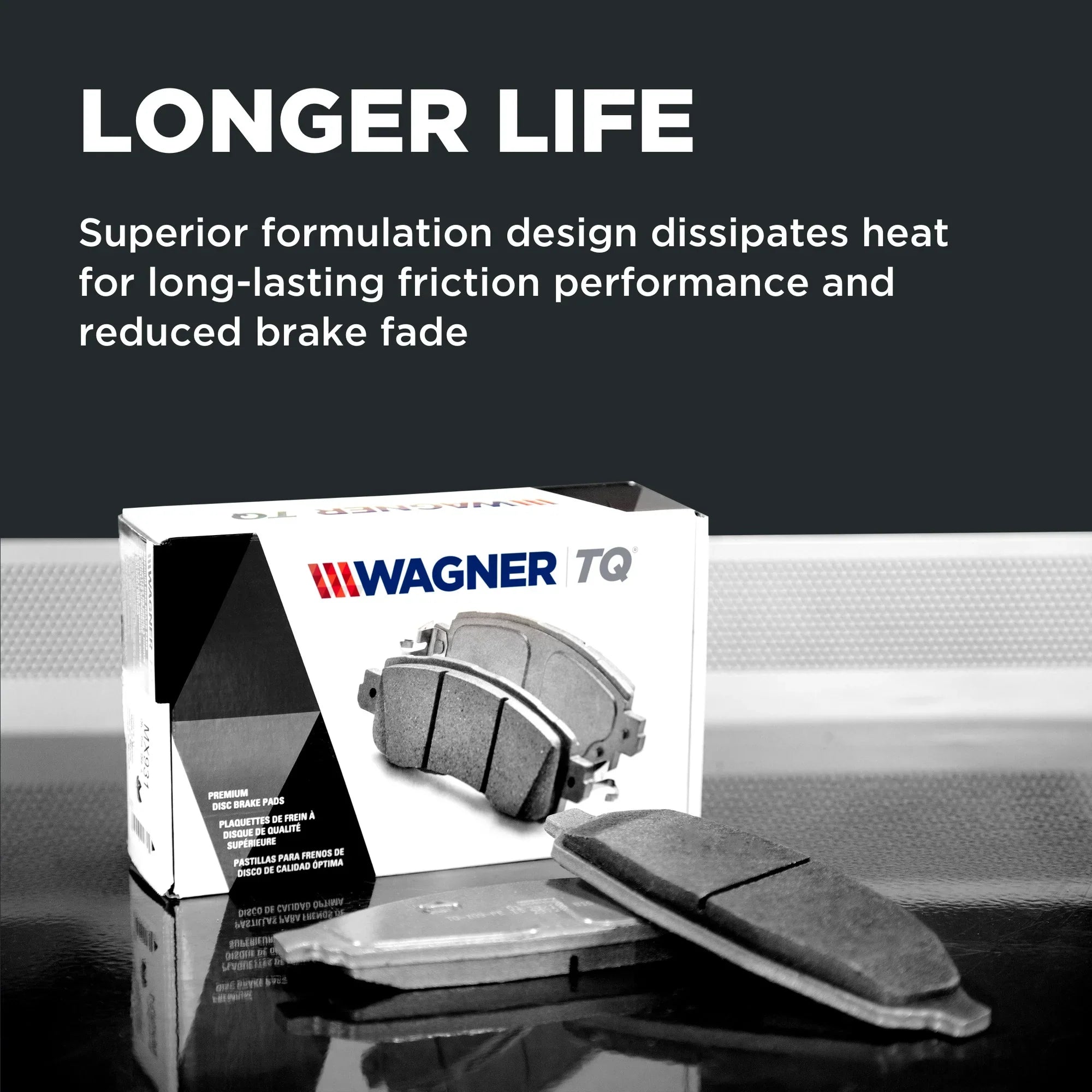 X5 select: 2000-2006 Semi-Metallic MX683 Wagner 2004-2010 Set Disc ThermoQuiet Fits X3, Brake Pad