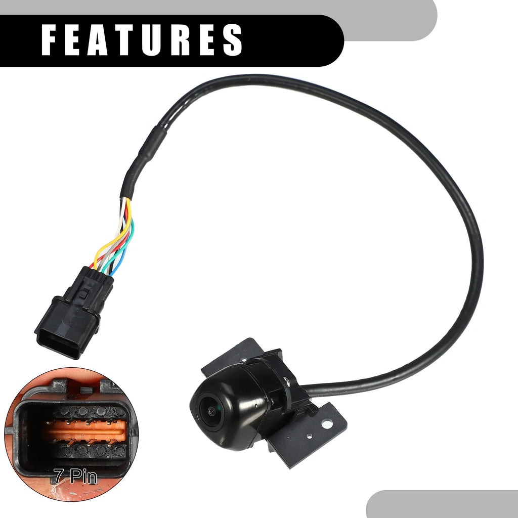 Plastic Black Up Hyundai View Tucson Camera Rear for No.95760-D3001 Back Car 2016-2018