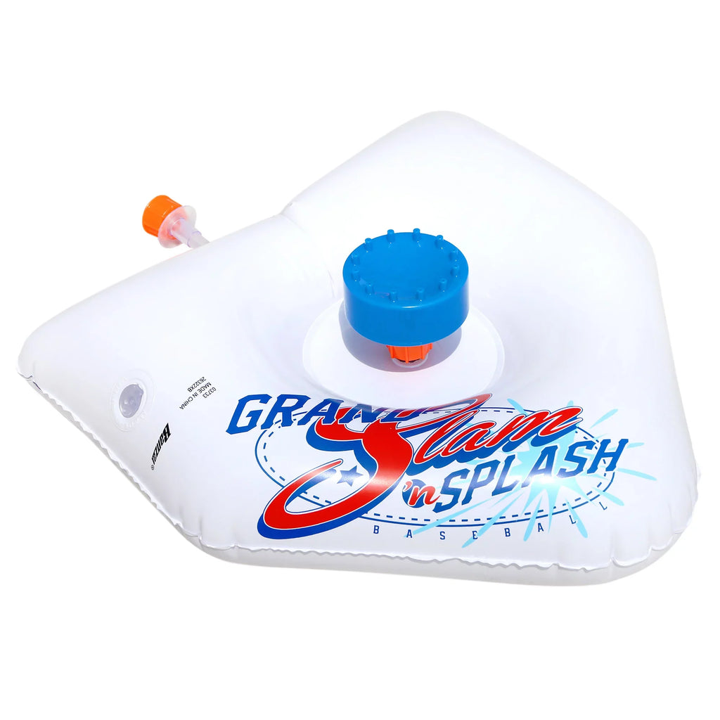 Plate Home Kids 2 Backyard Includes Ages , Tee Bat Sprinkler & - Practice, + Plastic Balls Splash Baseball Game - Slam & Sports & Banzai Plastic + liquid Batting 3 Bases,