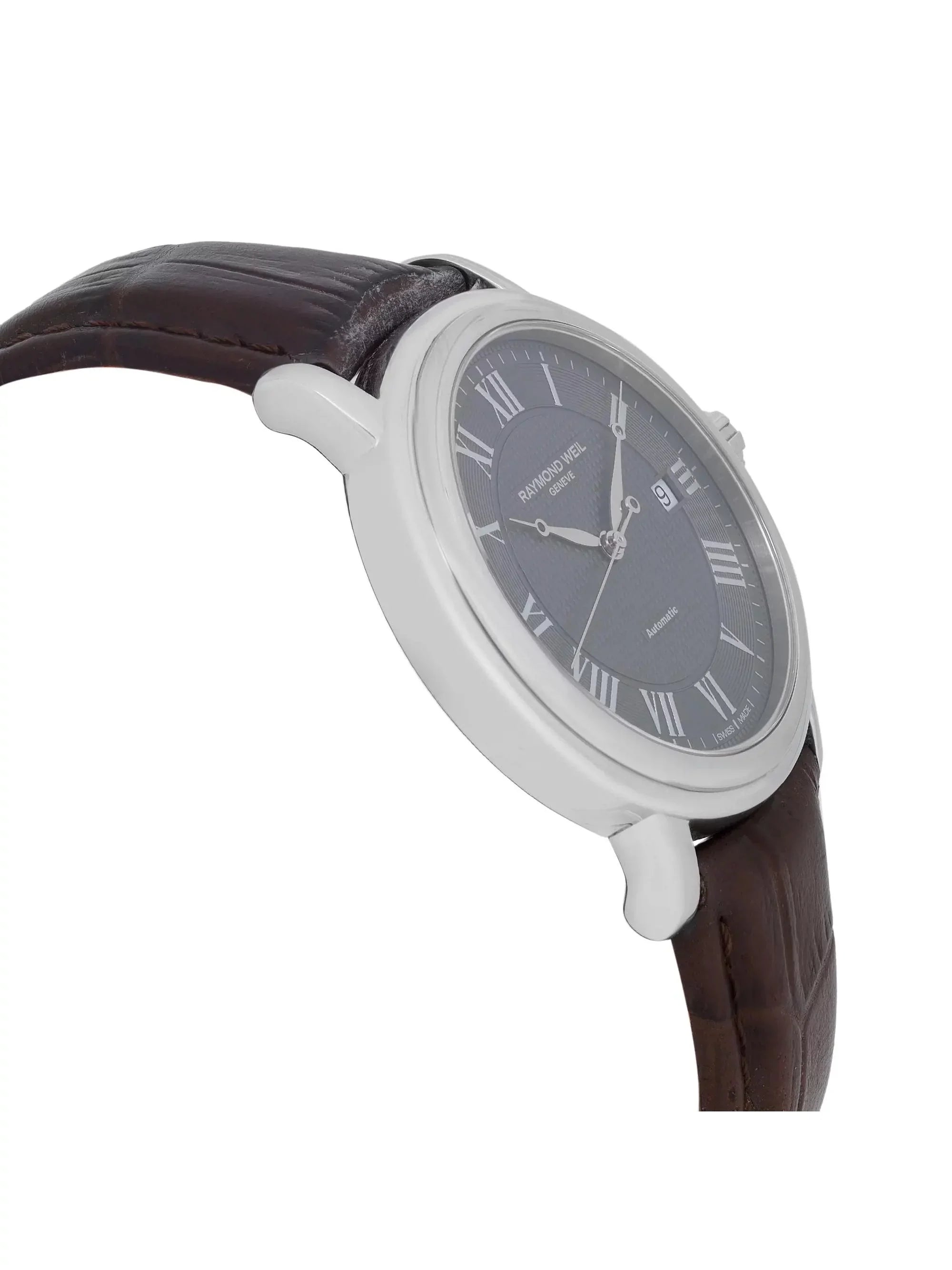 Gray Raymond 2837-STC-00609 Steel Watch 39mm Weil Mens Automatic Dial Maestro