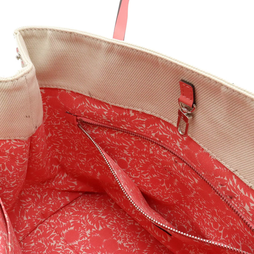 MM Bag Corail 2014 Canvas Pink Shoulder Used Authenticated Collection Summer Hippopotamus M94502 Tote