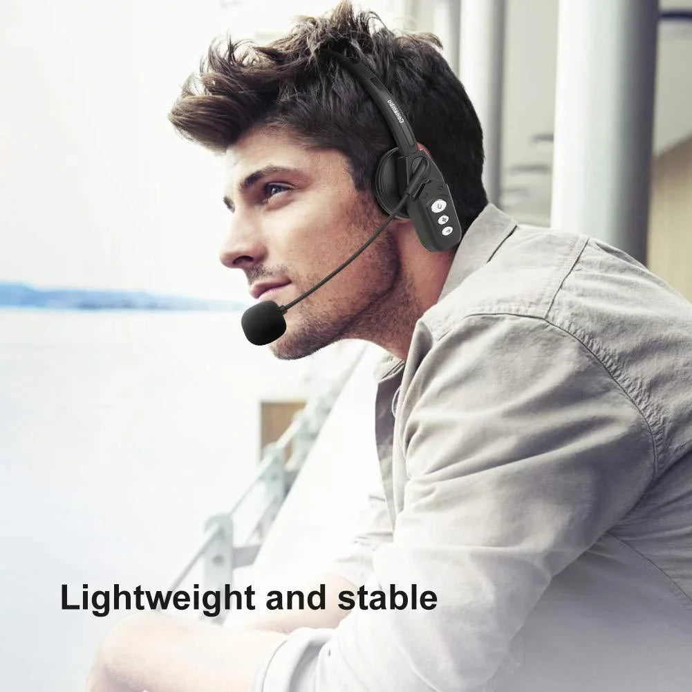 Mic Pro Wireless Engineers Phone for Headset Home Clarity with Business High V5.0, Office-JBT800 Voice Trucker Canceling Bluetooth Headset Noise Cell