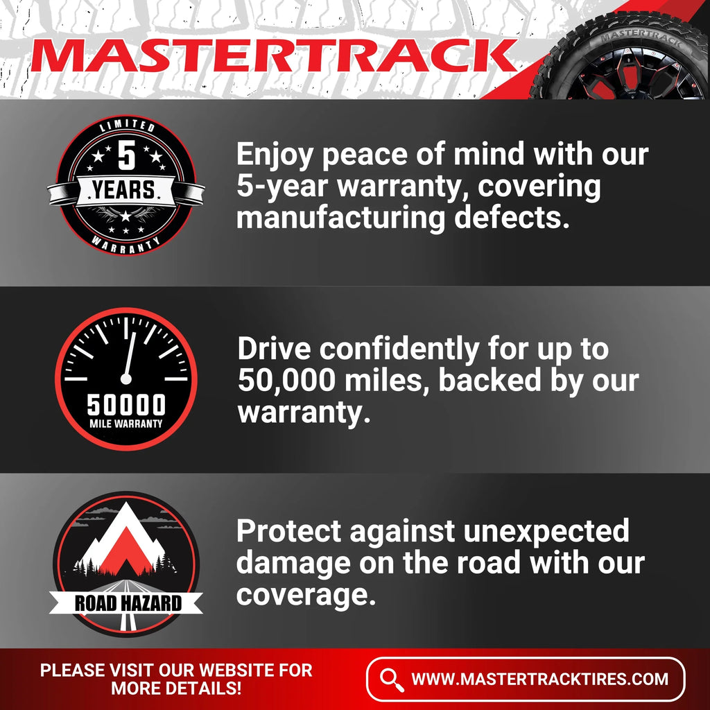 Mastertrack SUV E Terrain 120S Only) 235/85/16(Tire Ply Light LT235/85R16 Truck BADLANDS 10 AT All Tire